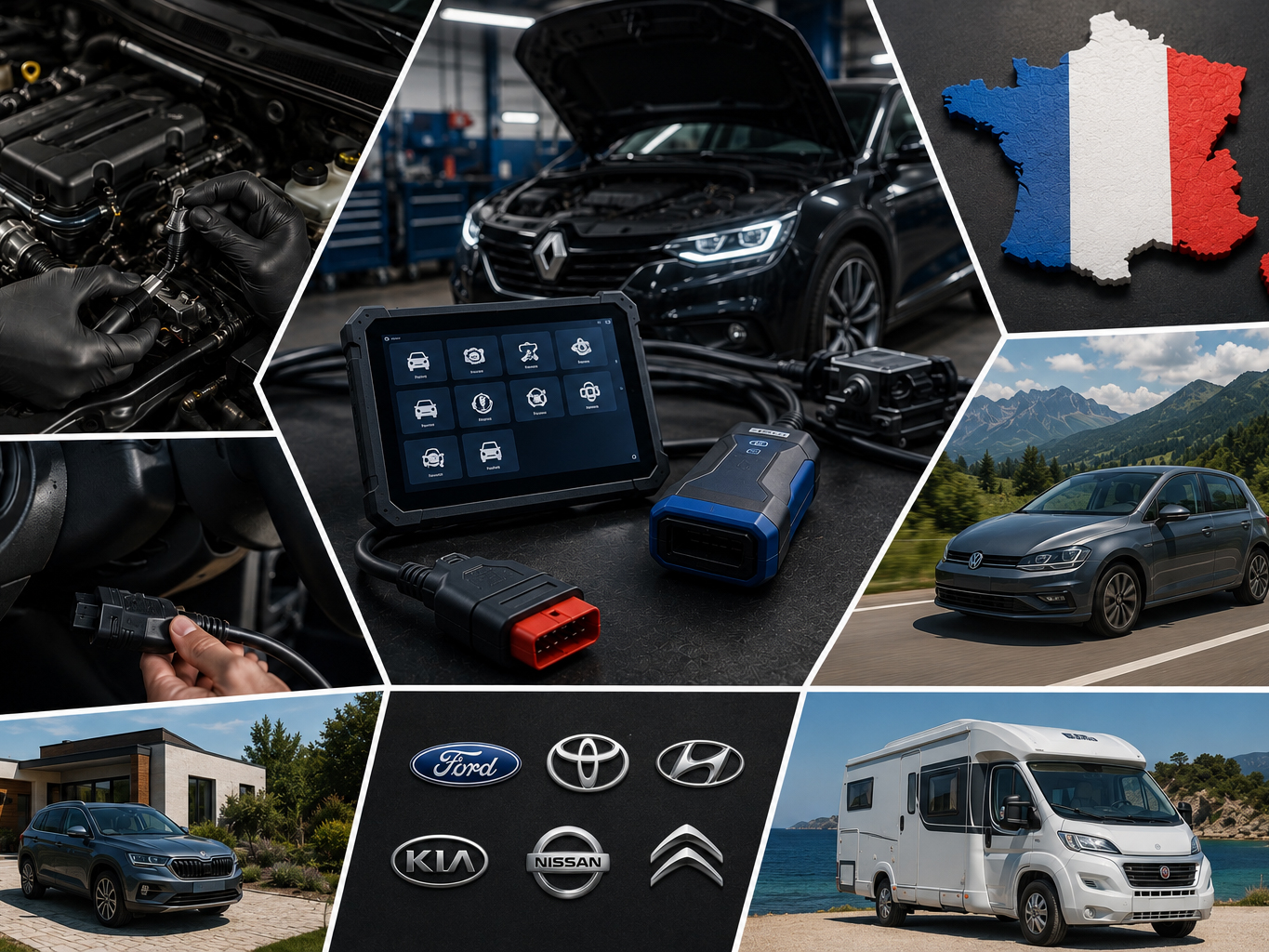 Diagnostic et dépannage automobile toutes marques à La Ciotat et alentours, véhicules utilitaires et camping-cars